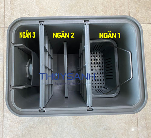 Bể bẫy mỡ nhựa 3 ngăn của Thủy Sanh