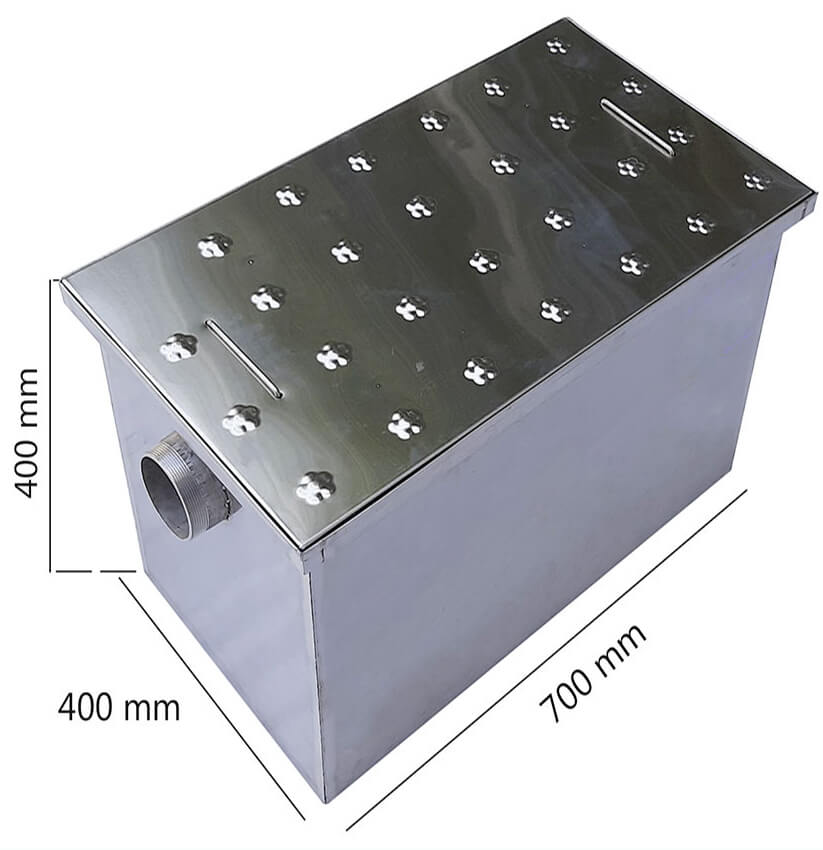 bể tách mỡ âm sàn 120 lít