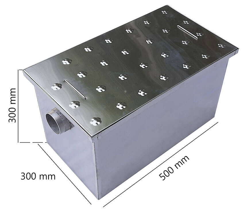 bể tách mỡ âm sàn 50 lít