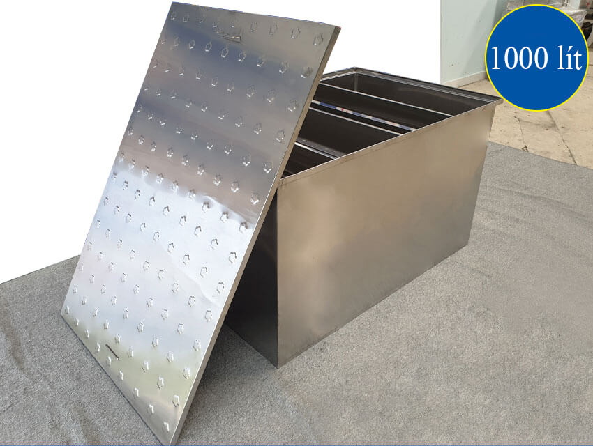 bể tách mỡ công nghiệp 1000 lít