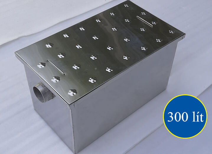 bể tách mỡ công nghiệp 300 lít