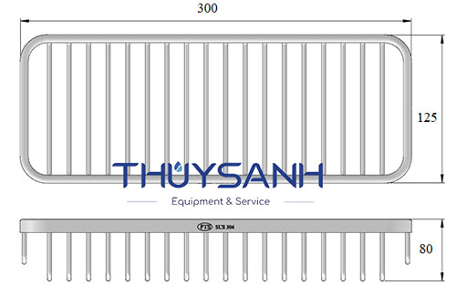 Kích thước của giá để đồ đa năng nhà tắm