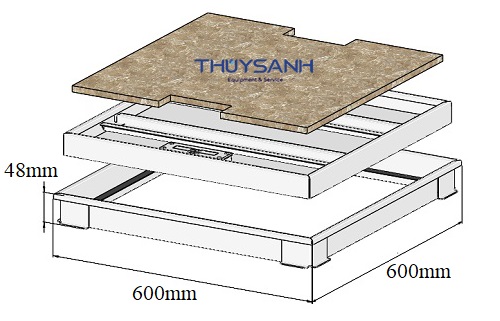 Kích thước nắp bể nước ngầm 60x60