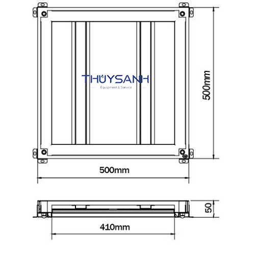 Kích thước của nắp bể nước ngầm inox