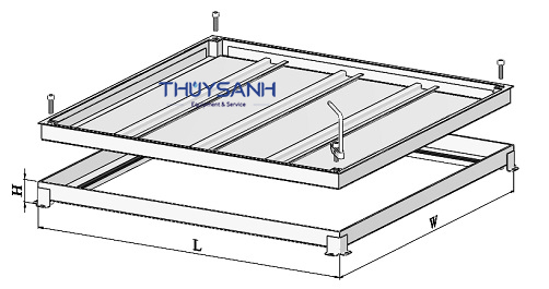 Nhận sản xuất nắp bể theo kích thước yêu cầu