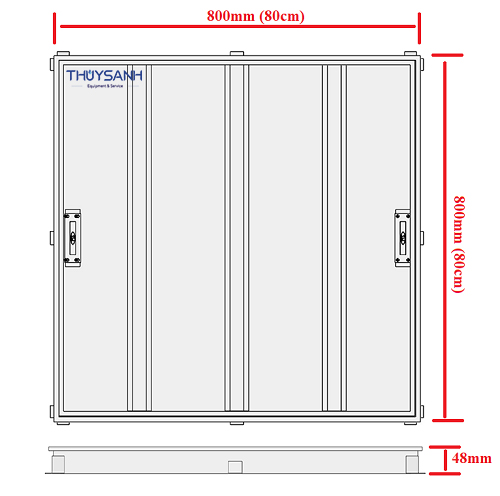 Kích thước nắp bể ngầm inox