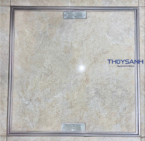 Hình ảnh lắp đặt thực tế nắp bể nước ngầm