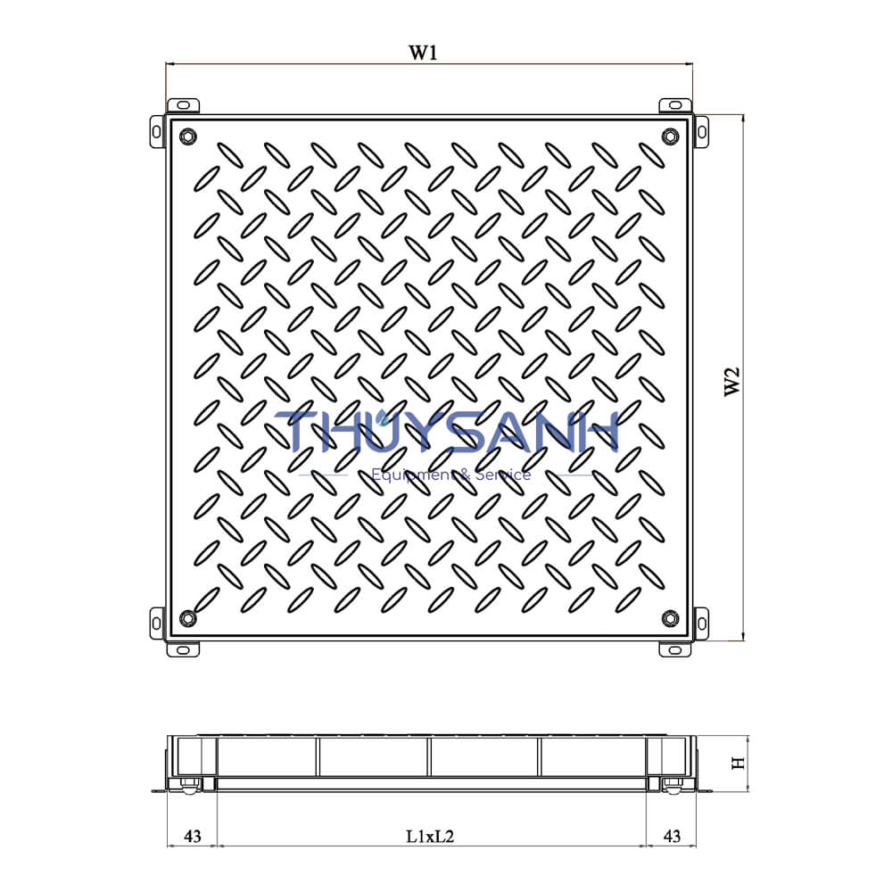 Nắp đậy bể nước ngầm MC-05 -1