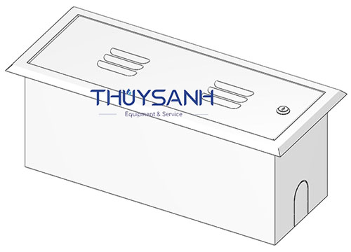 Hộp đồng hồ nước ngang bảo vệ đồng hồ đo nước