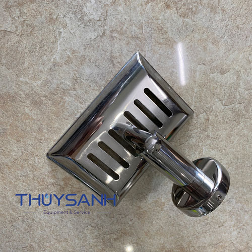 Các rãnh inox mỏng tròn giúp thoát nước nhanh