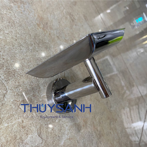 Kệ đựng xà phòng  inox áp sát vào tường tiết kiệm không gian