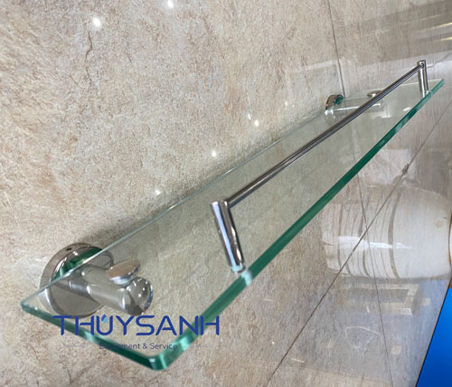 Kệ kính inox không làm tối không gian bên dưới