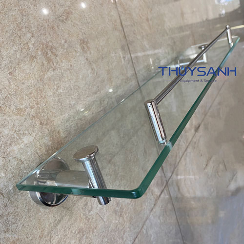 Các cạnh của kệ kính phòng tắm được bo tròn rất an toàn