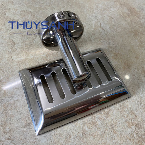 Trục đỡ và phần để xà phòng được hàn chắc chắn