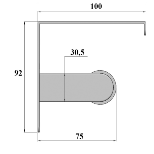 Kích thước lô giấy vệ sinh TB0410 inox 304 