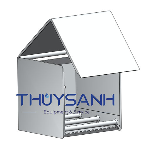 Lô giấy vệ sinh kín làm từ inox 304