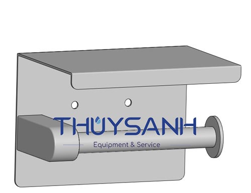 Lô giấy vệ sinh mạ đen làm từ inox 304