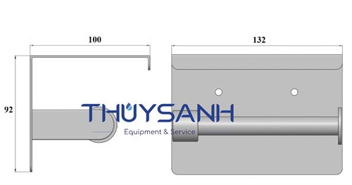 Kích thước của lô giấy vệ sinh mạ vàng