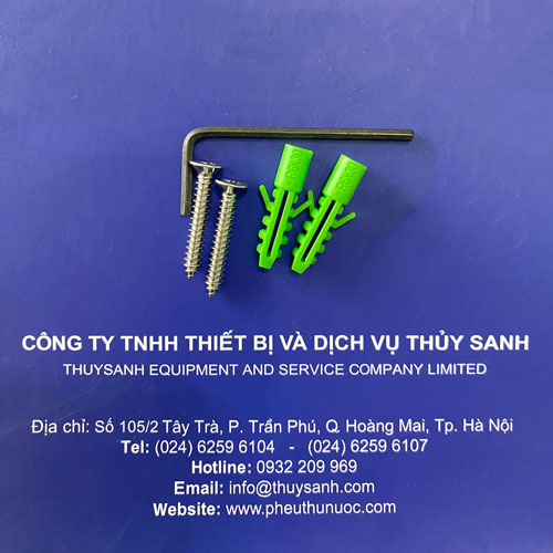 Bộ vít lắp đặt đi kèm làm từ inox 304