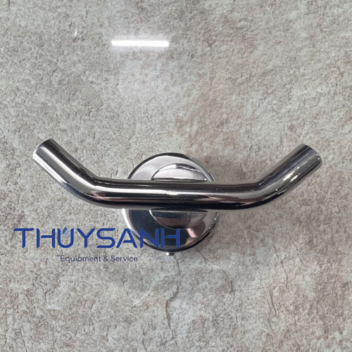 Móc treo đôi làm từ chất liệu inox 304 sáng bóng