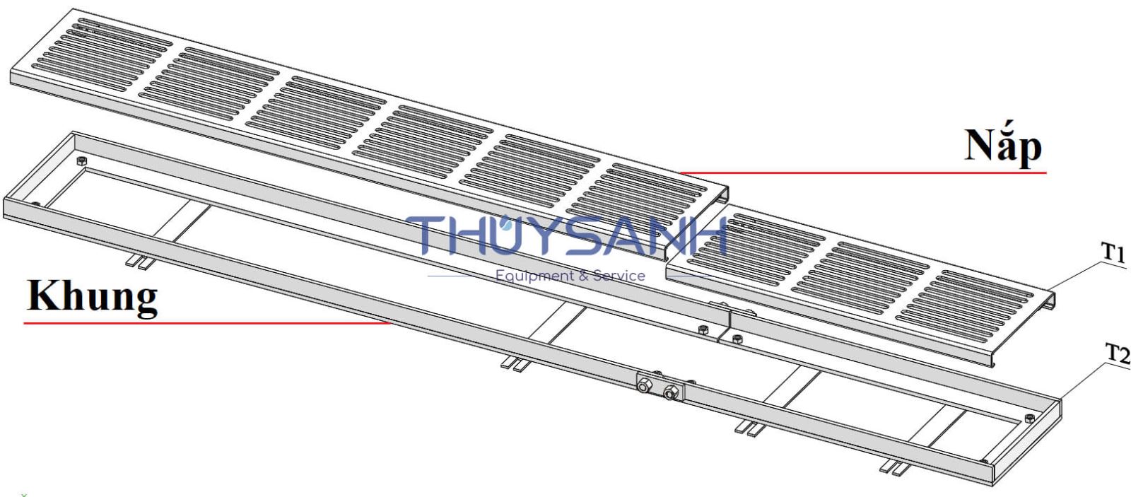 Nắp rãnh thoát nước GT-04 -2