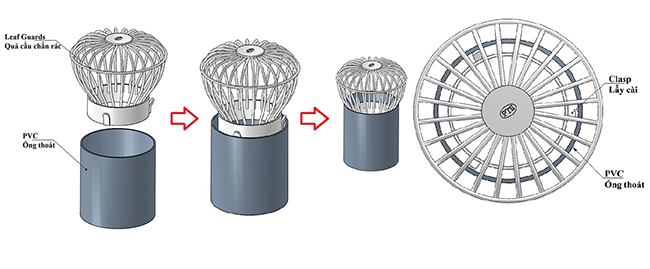 quả cầu chắn rác r31 - 20