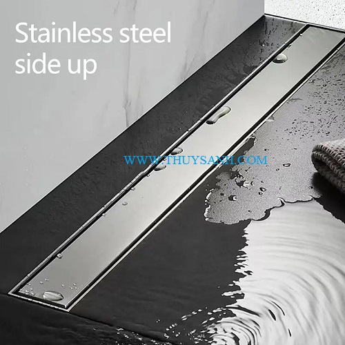 Ga thoát sàn loại dài inox dày, chất lượng cao