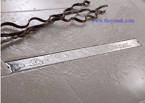 Ga thoát sàn loại dài inox 304 mặt inox