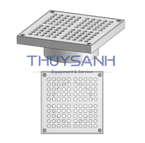 Phễu thu nước bồn cây F61I-DN100 - 1