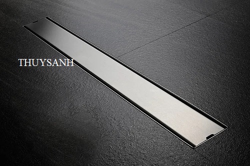 Ga thoát sàn dài mặt inox xước