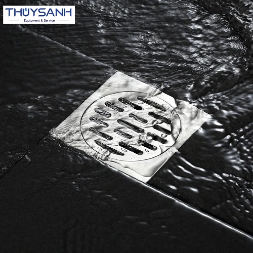 Ga thoát sàn D76, mặt 15x15 nên thoát nước nhanh