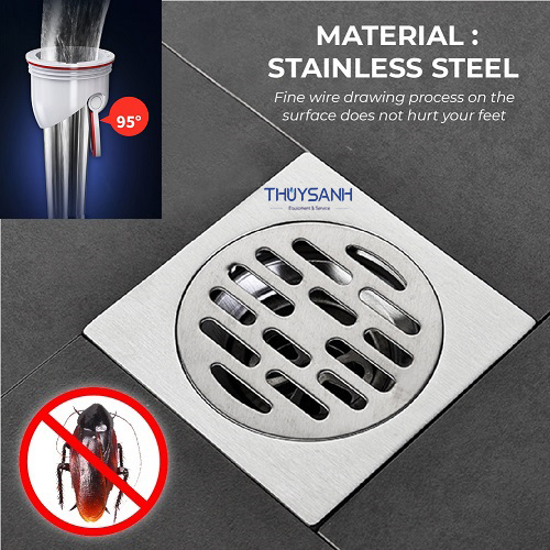 Bề mặt inox trơn nhẵn đều
