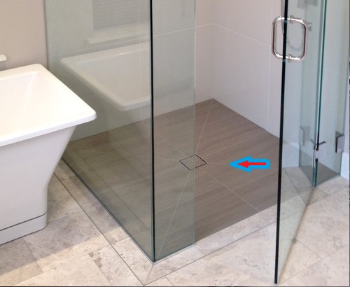 Vị trí lắp đặt thoát sàn lát gạch