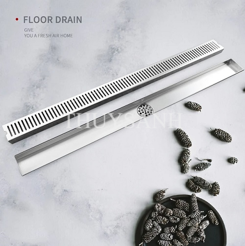 Phễu thoát sàn dài có lỗ thoát lớn