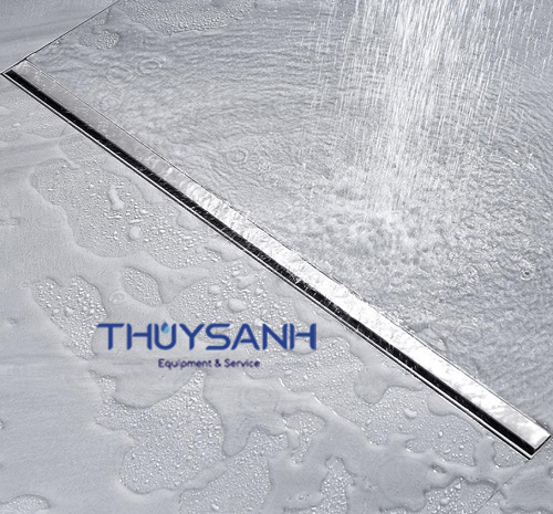 Phễu thoát sàn loại dài inox dày, chất lượng cao