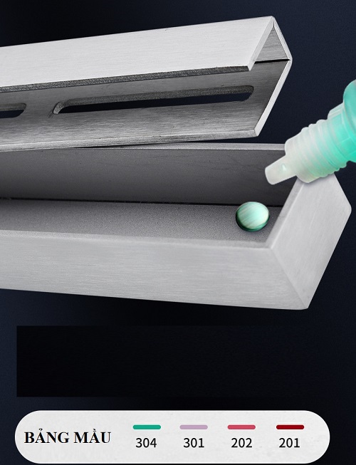 Phễu thoát sàn dài làm bằng nguyên liệu inox 304