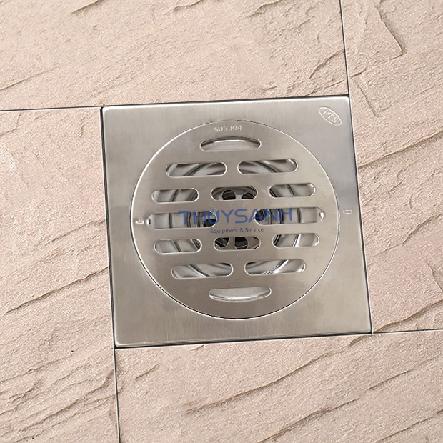 Phễu thoát sàn inox cao cấp FD02ST-DN50/65L -3