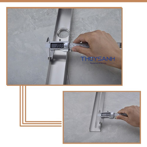 Ga thoát sàn dài có độ dày 2.0mm