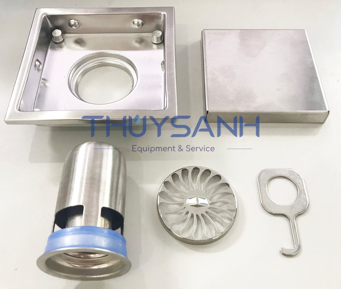 Các bộ phận của thoát sàn lát gạch