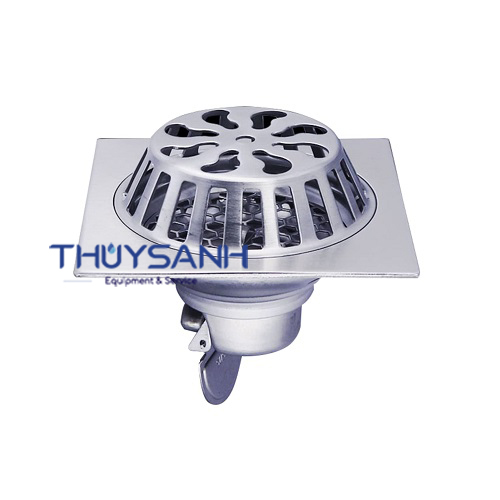 Thoát sàn quả cầu có bề mặt hoàn thiện inox xước mờ