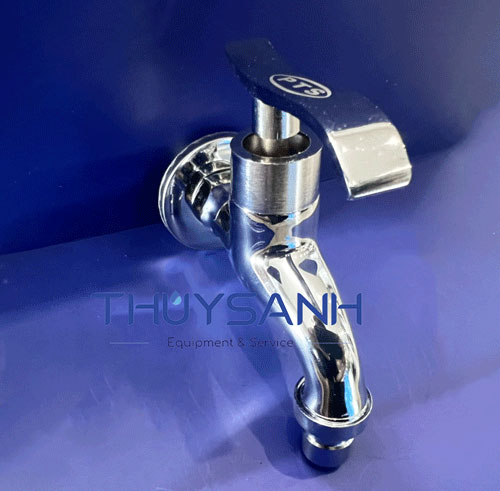 Vòi nước chất liệu đồng đúc mạ crom