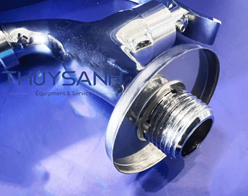 Miếng đệm kim loại giúp che đi gien xoáy khi lắp đặt