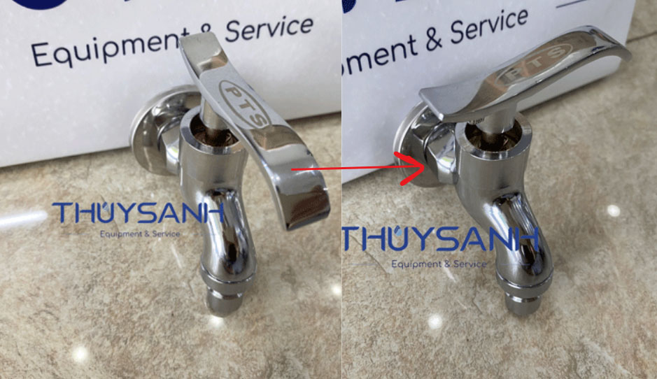 Thao tác đóng mở đơn giản với tay gạt 