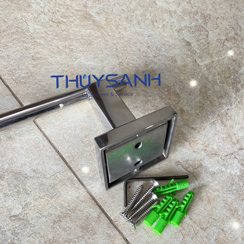 Vắt khăn đơn chân vuông có bộ vít đính kèm