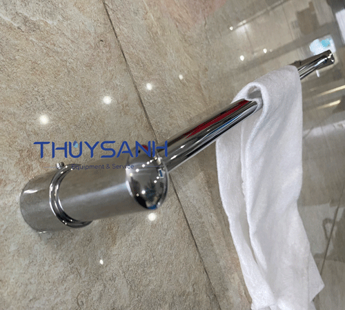 Thanh vắt khăn chắc chắc, không cong vẹo.