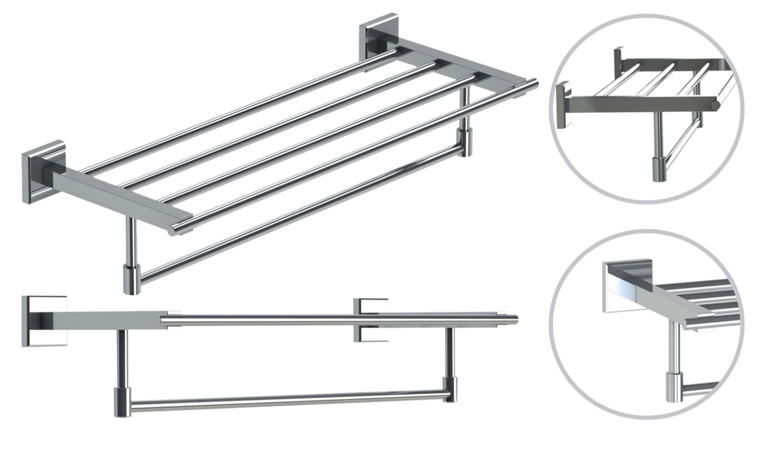 Giàn vắt khăn inox 304 TR04