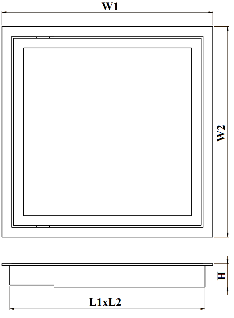 cửa thăm hộp kỹ thuật ad-150 -1