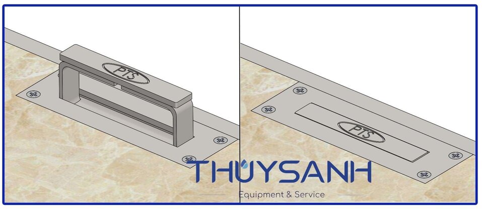 Tay nắm nắp bể ngầm trong nhà được thiết kế thông minh