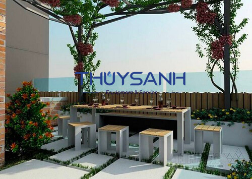 Cây cối xanh tốt, không úng ngập