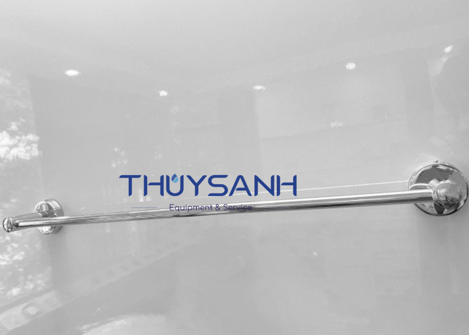 Vắt khăn đơn lắp đặt trong nhà vệ sinh